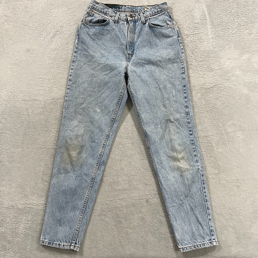 Vintage Levi's 512 Jeans Womens 12 Tapered Leg High Waist Made In USA Denim